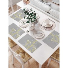 A set of napkins for setting the table 
