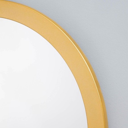 Circle mirror, wall, gold baguette, 50x50 cm-1