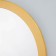 Circle mirror, wall, gold baguette, 50x50 cm