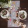 Easter path on the Ethel "Hares" table 30x70 cm, 100% hl, sarzha 190 g/m2