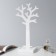 Stand for jewelry "Tree", 9 × 9 × 29 cm, white color