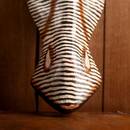 Mask tree "Zebra" 30x10.5x7 cm-2
