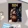 Pocket calendar "Symbol of the year - 10" 2024, 7x10cm, mix