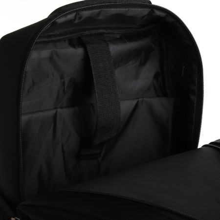 Youth backpack, 2 lightning departments, 4 pockets, with USB, black color-5