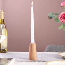 Candlestick, model No. 10, 5.6 x 10 cm, beech