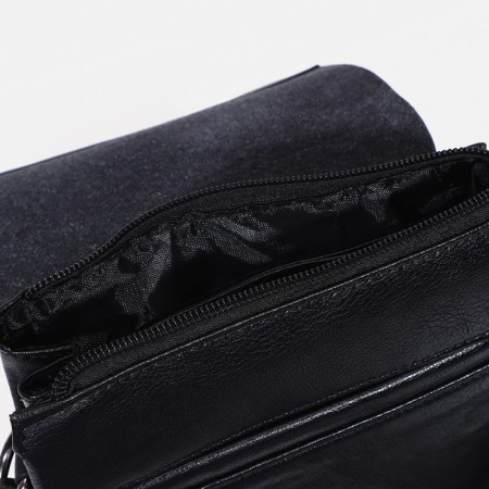 Male bag, black color-3