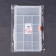 Organizer for needlework, 13 departments, 21 × 12.5 × 1.5 cm, transparent color