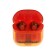 Wireless headphones Y89, TWS, inserts, BT 5.3, 30/300 mAh, transparent, orange