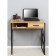 Written table Frame New, 800 × 510 × 760 mm, with a box and shelf, oak vanan / ferrous metal
