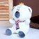 Soft toy "Bear with a crown", 26 cm, white color