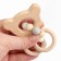 A wooden erupter for teeth "Bear", with silicone elements, crumb I