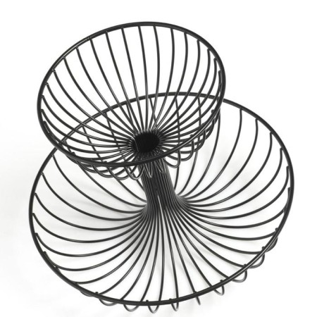 Fruit vase 2-tier, 32 × 25.8 cm, metal-2