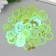 Sequins "circle in the ring" light green set 30 g d = 2 cm