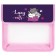 Junland A5 notebook folder, plastic, 2 compartments, Velcro valve, Cat Pile, 272188