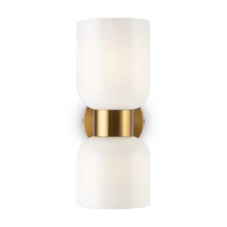Bra Freya Fr5203WL-02BS Savia, 215x120x300 mm, E27, 2x60W, brass color-2