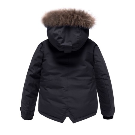Park for the boy winter, height 116 cm, black color-1