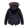 Park for the boy winter, height 116 cm, black color