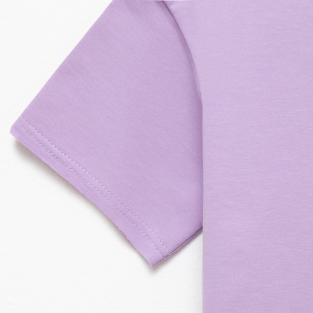 Kids (T -shirt, shorts) minku: casual collection lilac color, height 104-10