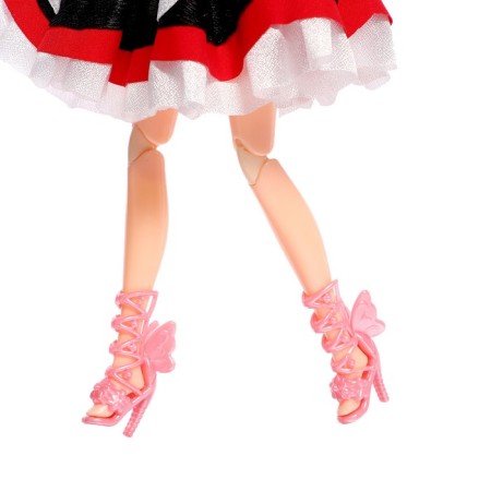 Hinge doll "fluffy magic", with a pet-6