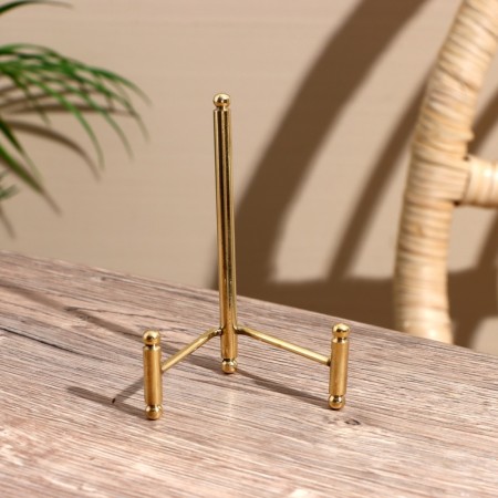 Trio Trio stand Brass 10x5x7 cm-3