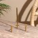 Trio Trio stand Brass 10x5x7 cm