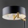 Freya FR4008TL-02BBS IZZA, 390x490 mm desktop lamp, E14, 2x60W, black color and brass