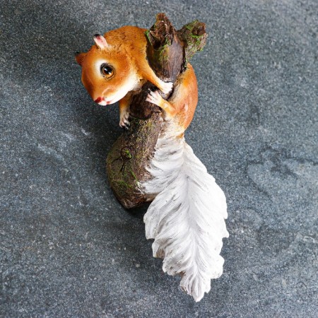 Suspension decor "Squirrel on a branch" 16x15x12cm