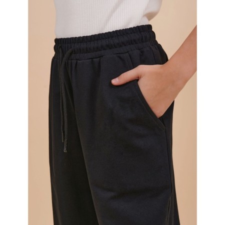 Pants for girls, height 104 cm, black color-4
