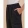 Pants for girls, height 104 cm, black color