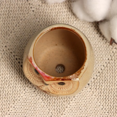 Pot "Owl Ava" 6x6x6.5cm, mix-3