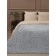 Texrepublic blanket, size 200x220 cm, gray color