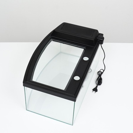 Terrarium TV panoramic with a lid, 50 liters-3