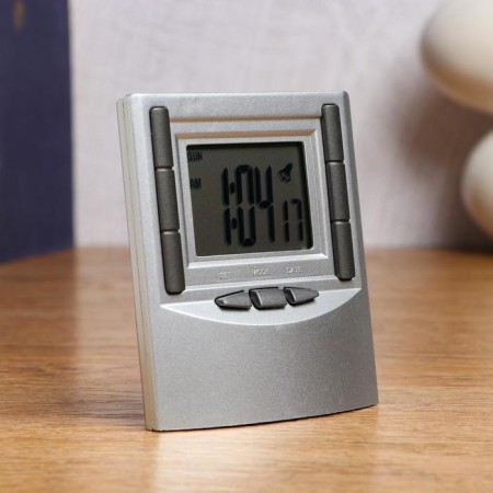 Clock - electronic altair alarm clock, 7.5 x 9 cm, aaa