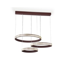 Светильник светодиодный подвесной с пультом Ambrella light, Original, FA6162, LED, 79 Вт, 5925Lum, 3000-6400К, цвет кофе