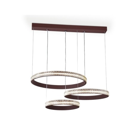 LED LED suspension with a remote control Ambrella Light, Original, Fa6162, LED, 79 W, 5925LUM, 3000-6400K, Coffee color
