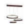 LED LED suspension with a remote control Ambrella Light, Original, Fa6162, LED, 79 W, 5925LUM, 3000-6400K, Coffee color