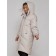 Coat insulated winter female, size 48, beige color