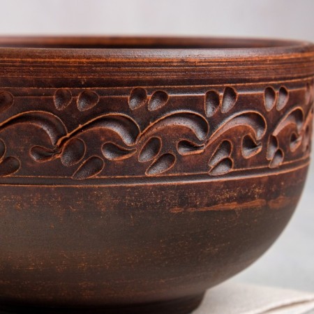 Saladnik "Katun", decor, red clay, 0.7 liters-2