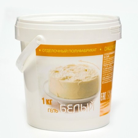 Confectionery mirror dalli gel white
