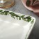 Ceramic dish with sauce "olives", 18.6 x 17.5 x 4 cm, white color