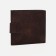 Male purse on a magnet, department for bills, for maps, for coins, brown color