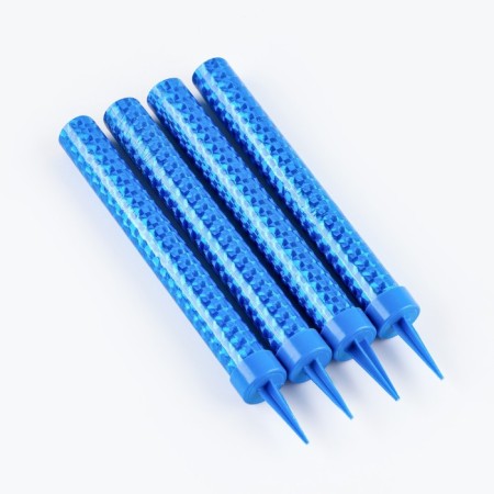 Candles Fountains for the Cake "Blue Sparks", 12 cm, 30 seconds, blue flame, 4 pcs-6