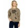 Women's sweatshirt, size XS, olive color