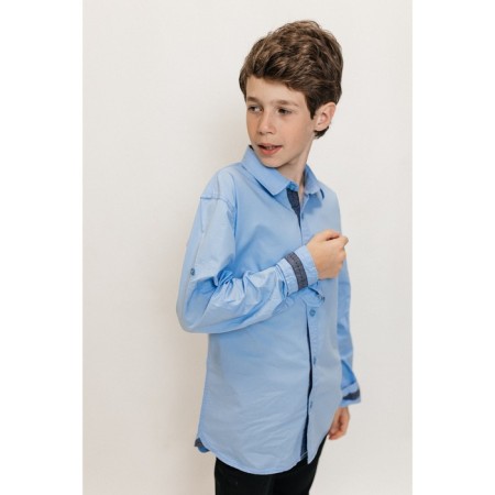 Surchachka upper for ISEE boys, height 146-152 cm, blue color-12