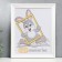 Photo frame plastic L-1 20x25 cm, white