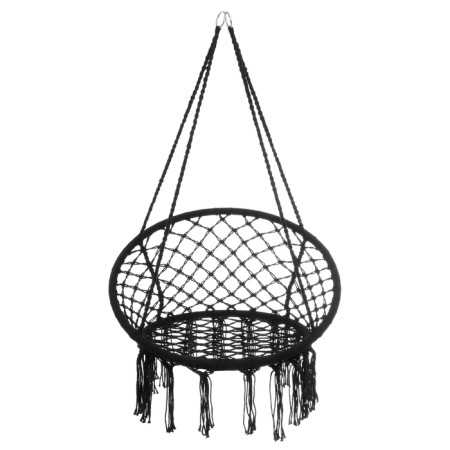 Hammock maclay, wicker, 60x80 cm, black color-5