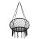 Hammock maclay, wicker, 60x80 cm, black color