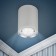 Lamp 1x50W GU10 80x80x10 cm, silver/chrome