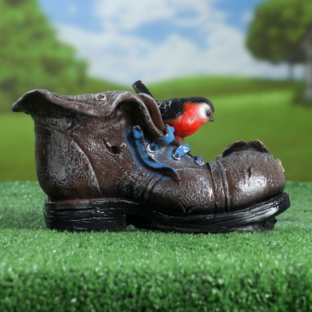 Figure pot "Boat with a nest" 15.5x27cm mix-5