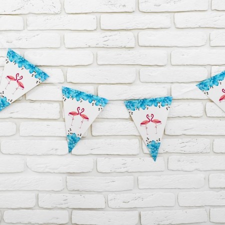 Garland "Flamingo", 3 meters, color mix-1